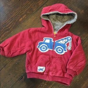 TU boys Tow Truck sweater 3-4 yrs